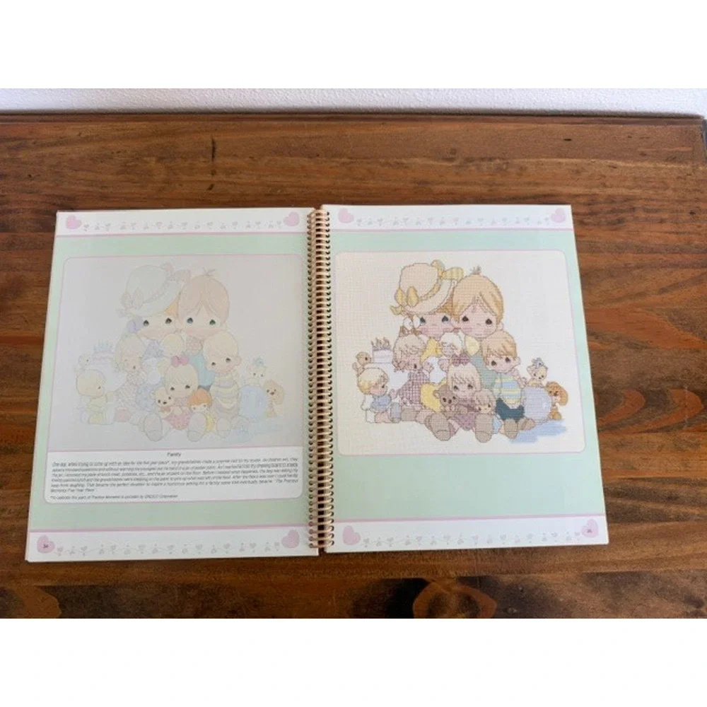 Precious Moments Sam's Favorites Hardback Spiral Bound Cross Stitch Pattern Book
